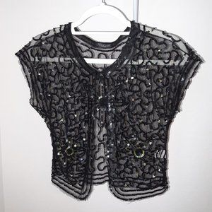 Sequin Lace Bolero